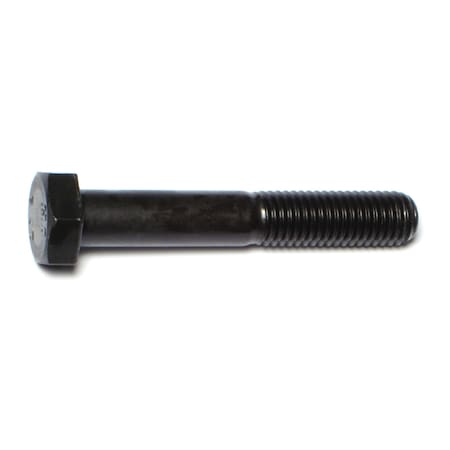 Class 10.9, M12-1.75 Hex Head Cap Screw, Plain Steel, 75 Mm L, 4 PK